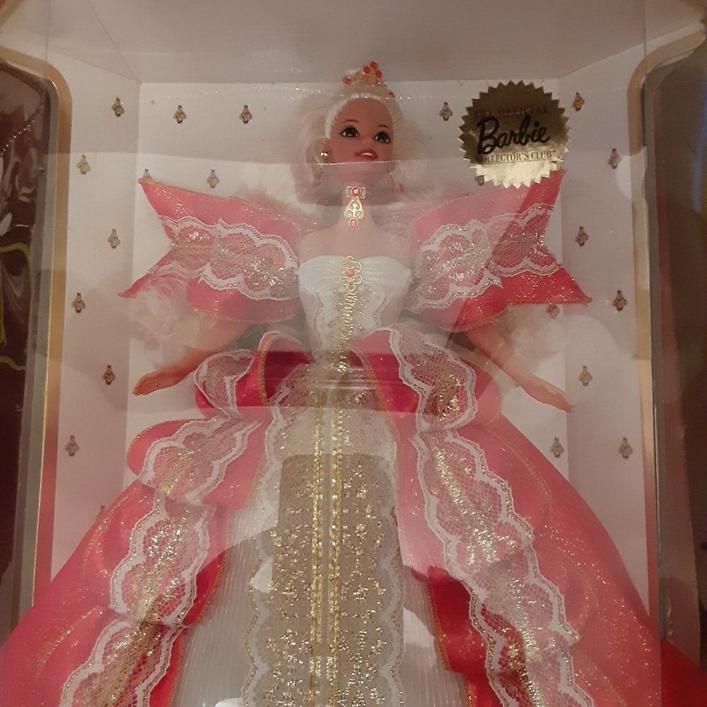 Barbie Happy Holidays 1997 Vintage Blonde Barbie - Picture 2 of 8